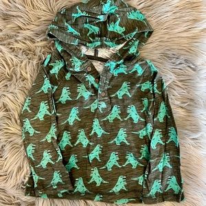 Gymboree toddler boy 3T dinosaur hoodie. Excellent condition.